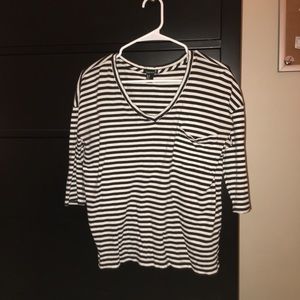 Striped V-Neck—FOREVER 21